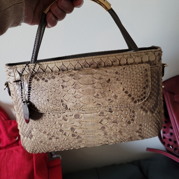 Authentic phyton sling purse - Picture 5 of 13